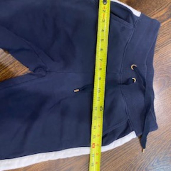 Clearout-Ralph Lauren Women's Jogger Sweatpants Side Stripe Navy Blue in XS - Picture 8 of 8